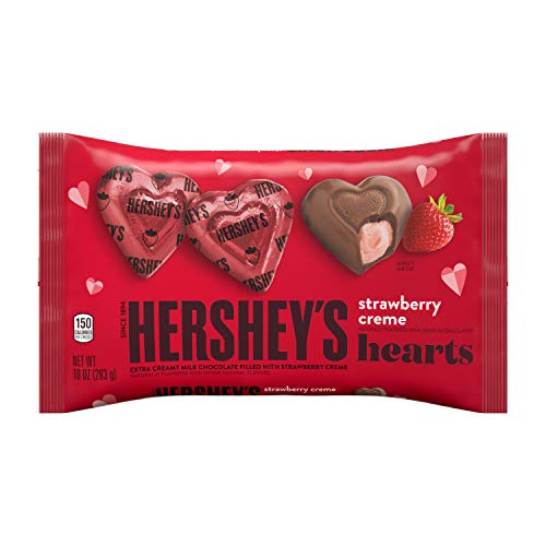 Hershey's Kisses Filled with Strawberry Flavored Creme Hearts10 Oz.