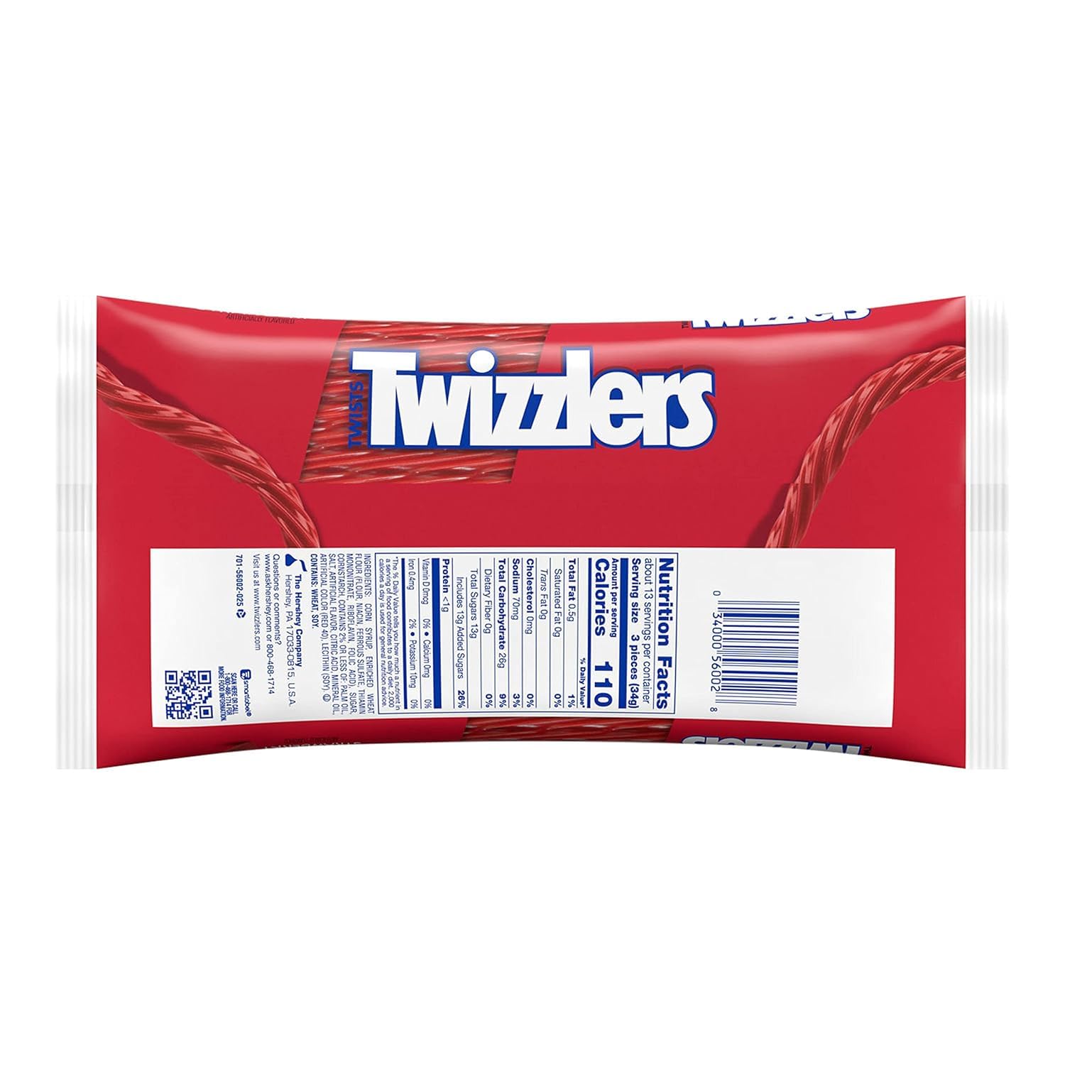 Twizzlers Twists Pack of 2-16 oz Bags