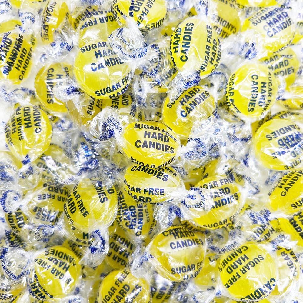 Sugar Free Lemon Hard Candy Drops - 1 Pound