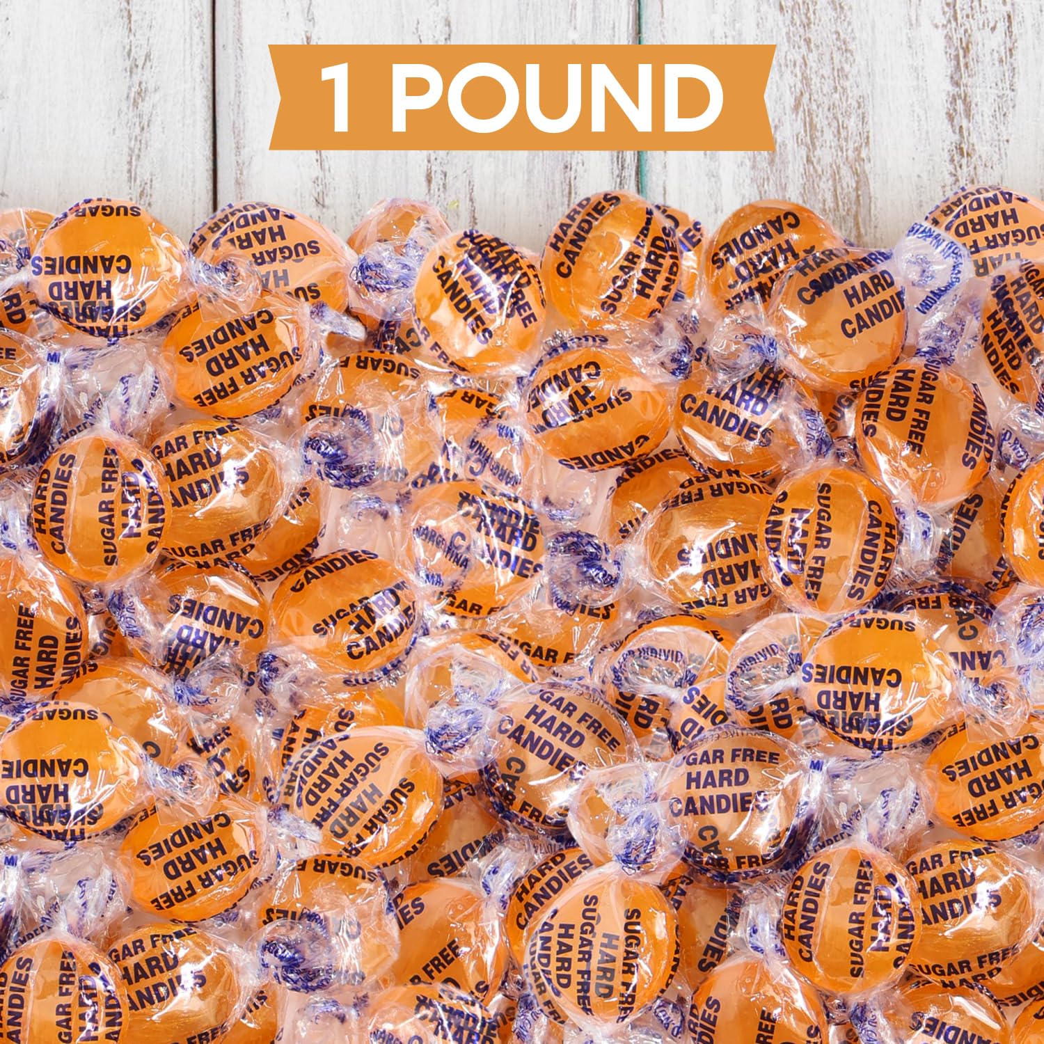 Sugar Free Butterscotch Hard Candy 1 Pound
