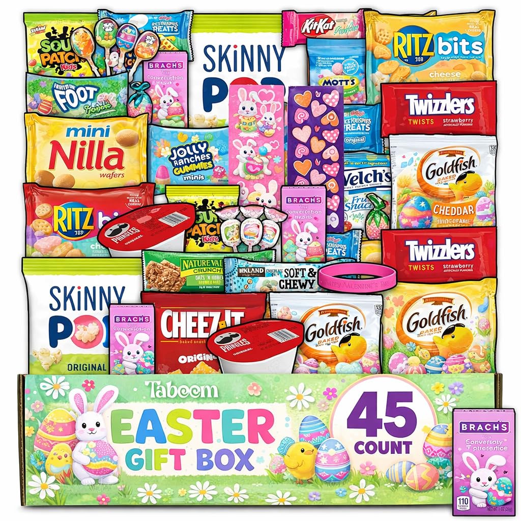 Easter Snacks Package Gift Box 45 Count