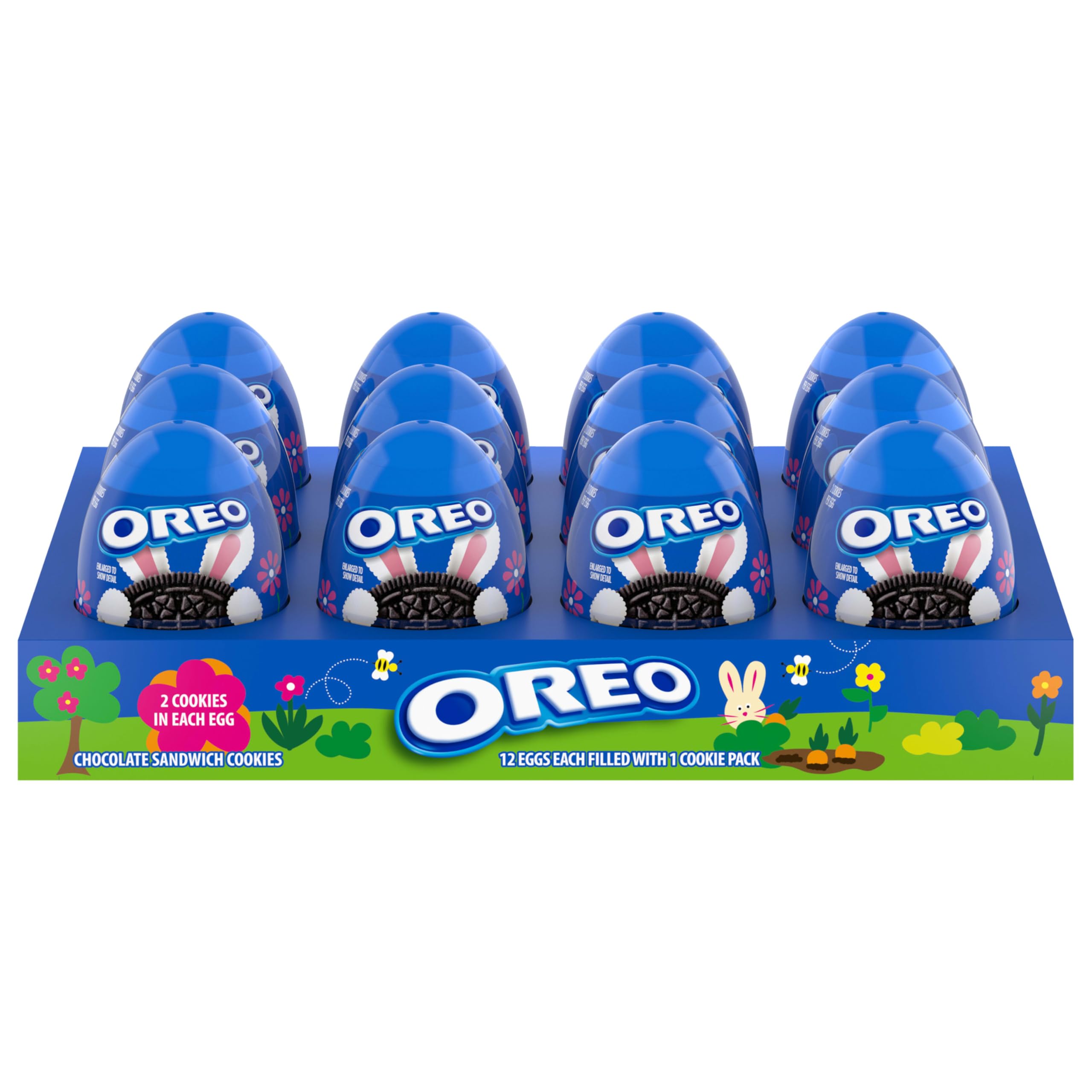 Oreo Chocolate Sandwich Cookies, 12 Easter Eggs (2 Cookies Per Egg)