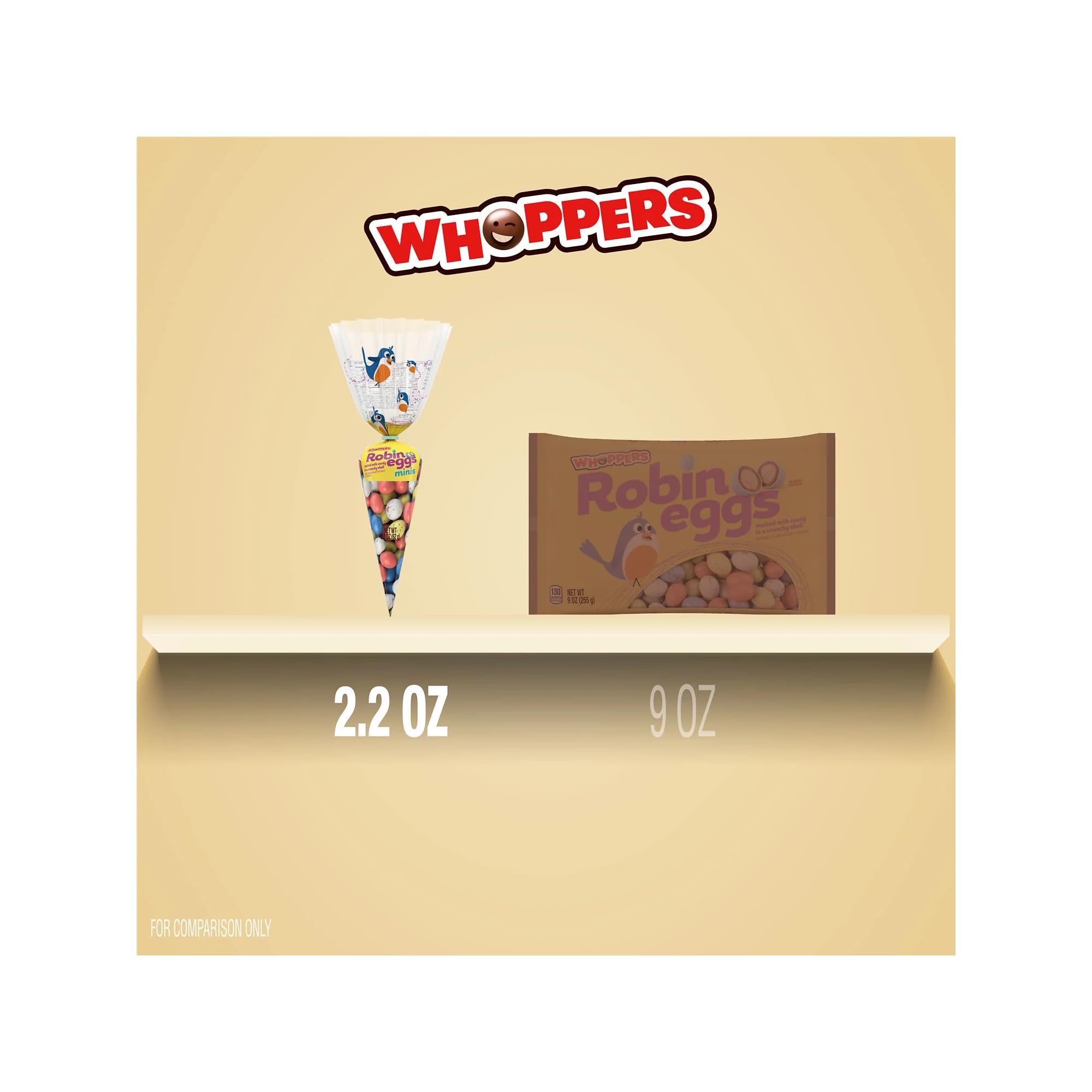 Whoppers Mini Robin Eggs In Carrot Shaped Packaging Pack of 3