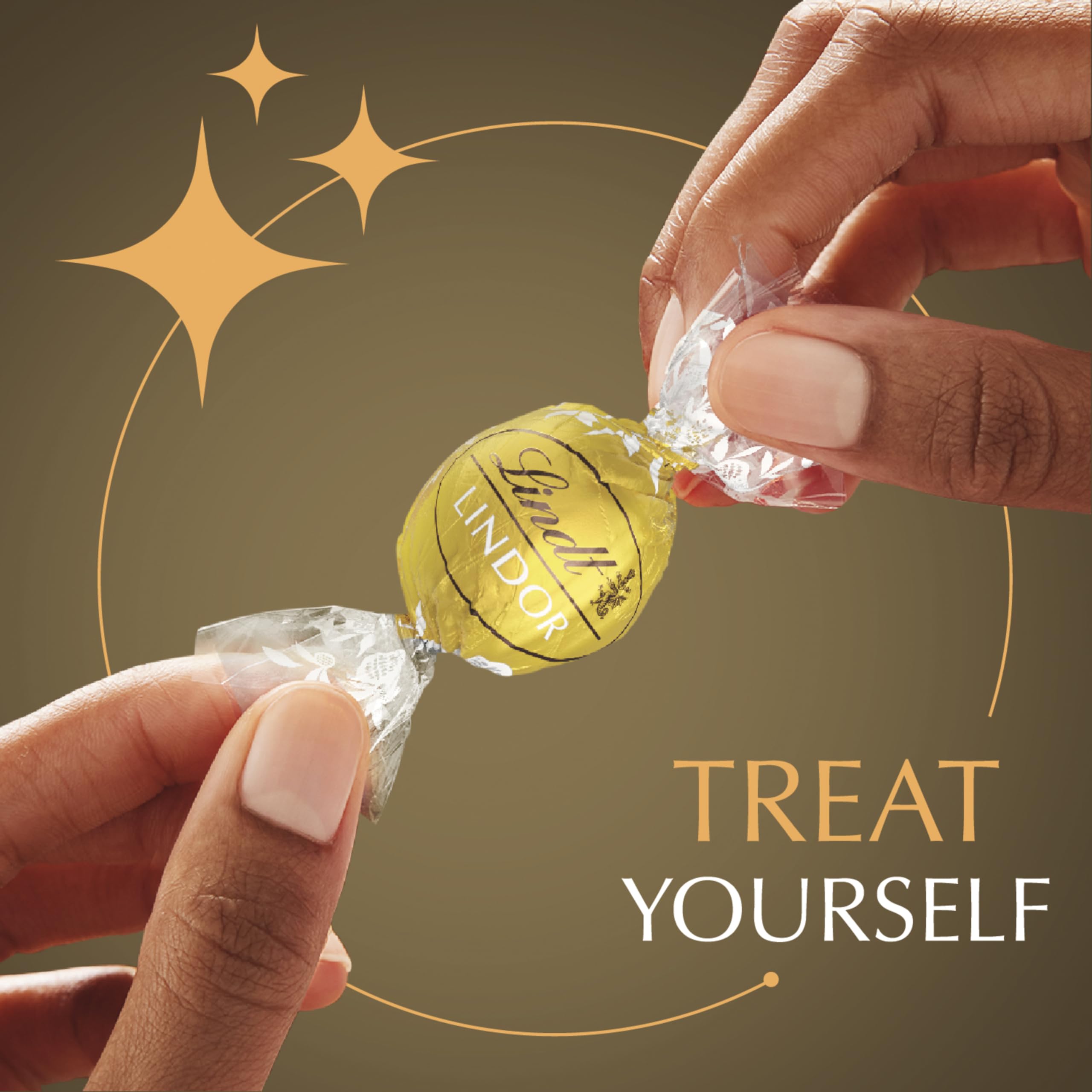 Lindt LINDOR Assorted Chocolate Candy Truffles Gift Box, 8.4 oz.