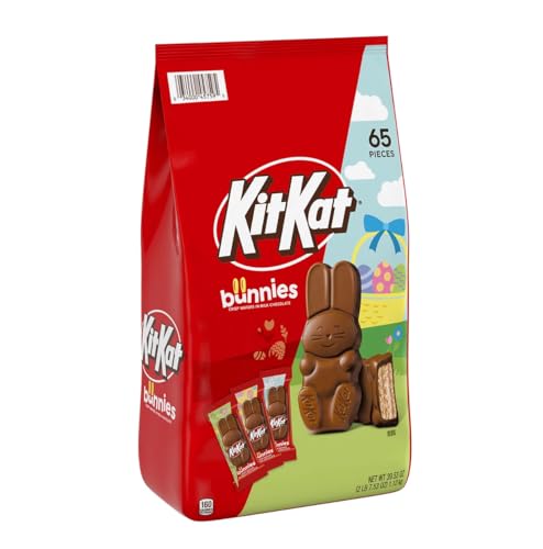 Kit Kat Milk Chocolate Wafer Bunnies, Easter Candy 65 ct.