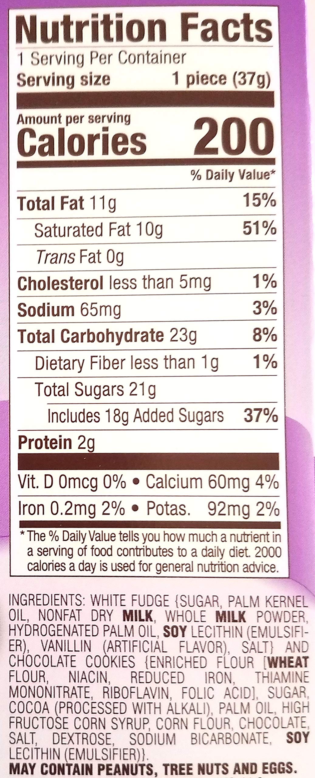Russell Stover Cookies & Creme Bunny Candy