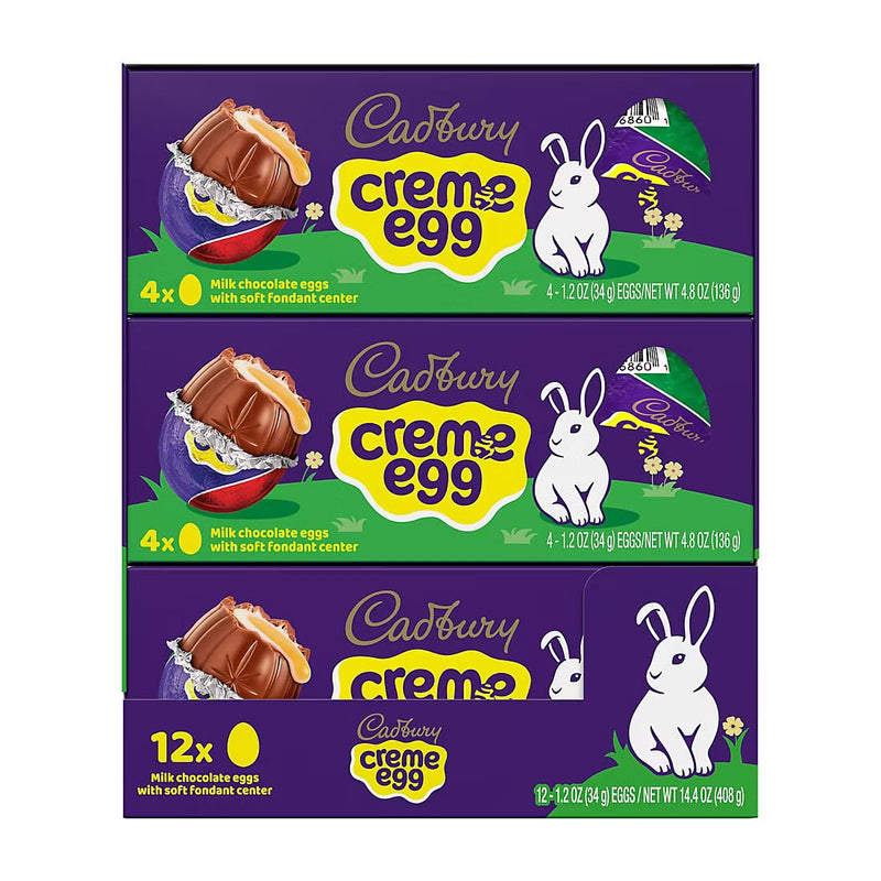 Cadbury Creme Egg, Milk Chocolate Eggs, 12 ct.