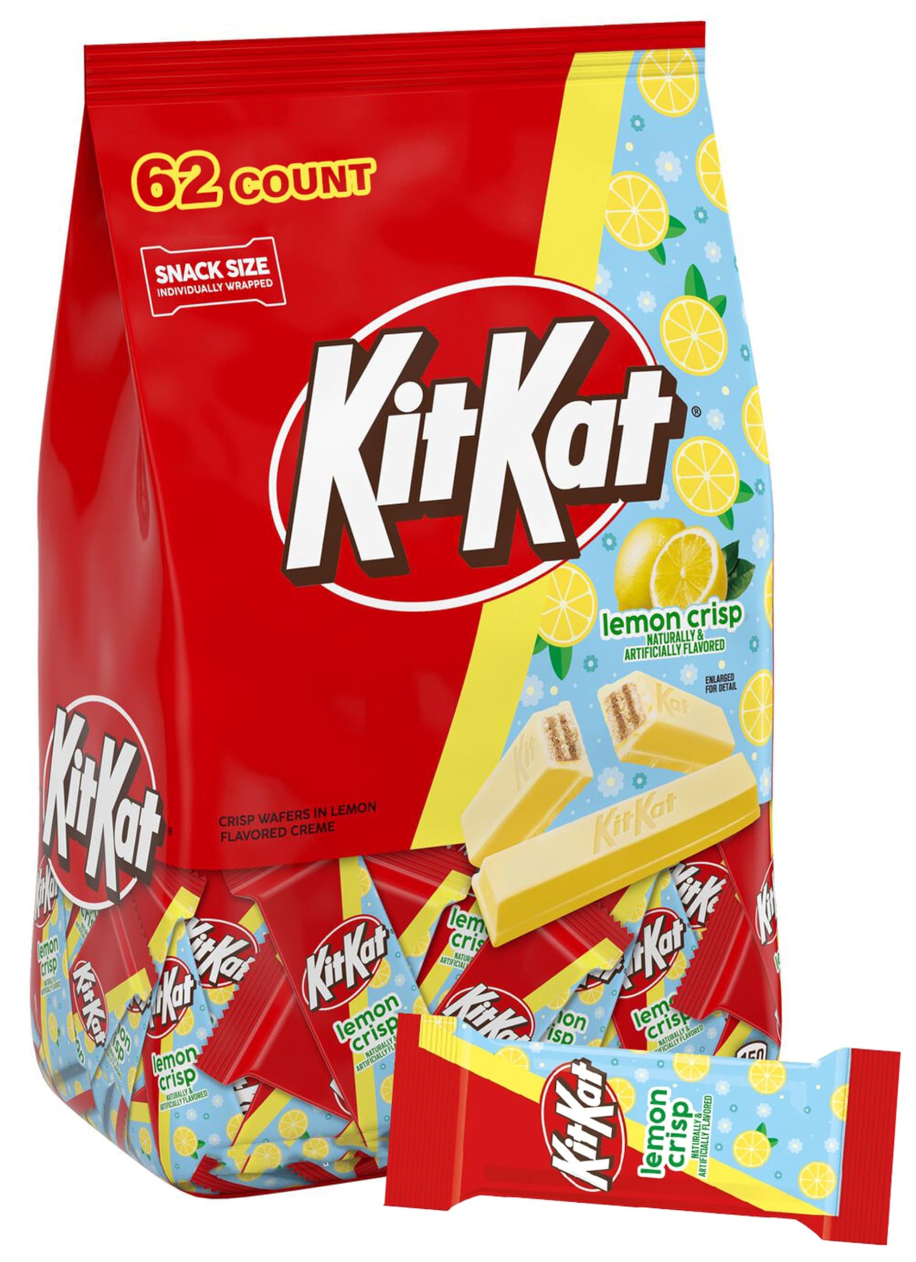 KIT KAT Lemon Crisp Wafer Snack Size Bars