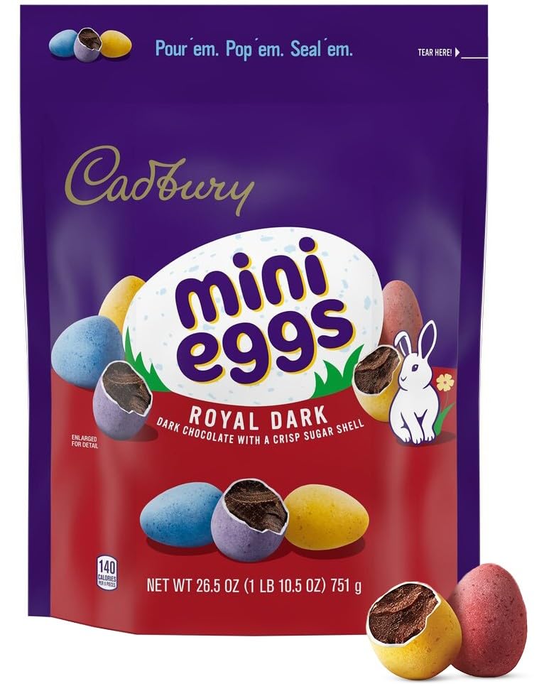 Cadbury Mini Eggs Royal Dark Chocolate Candy