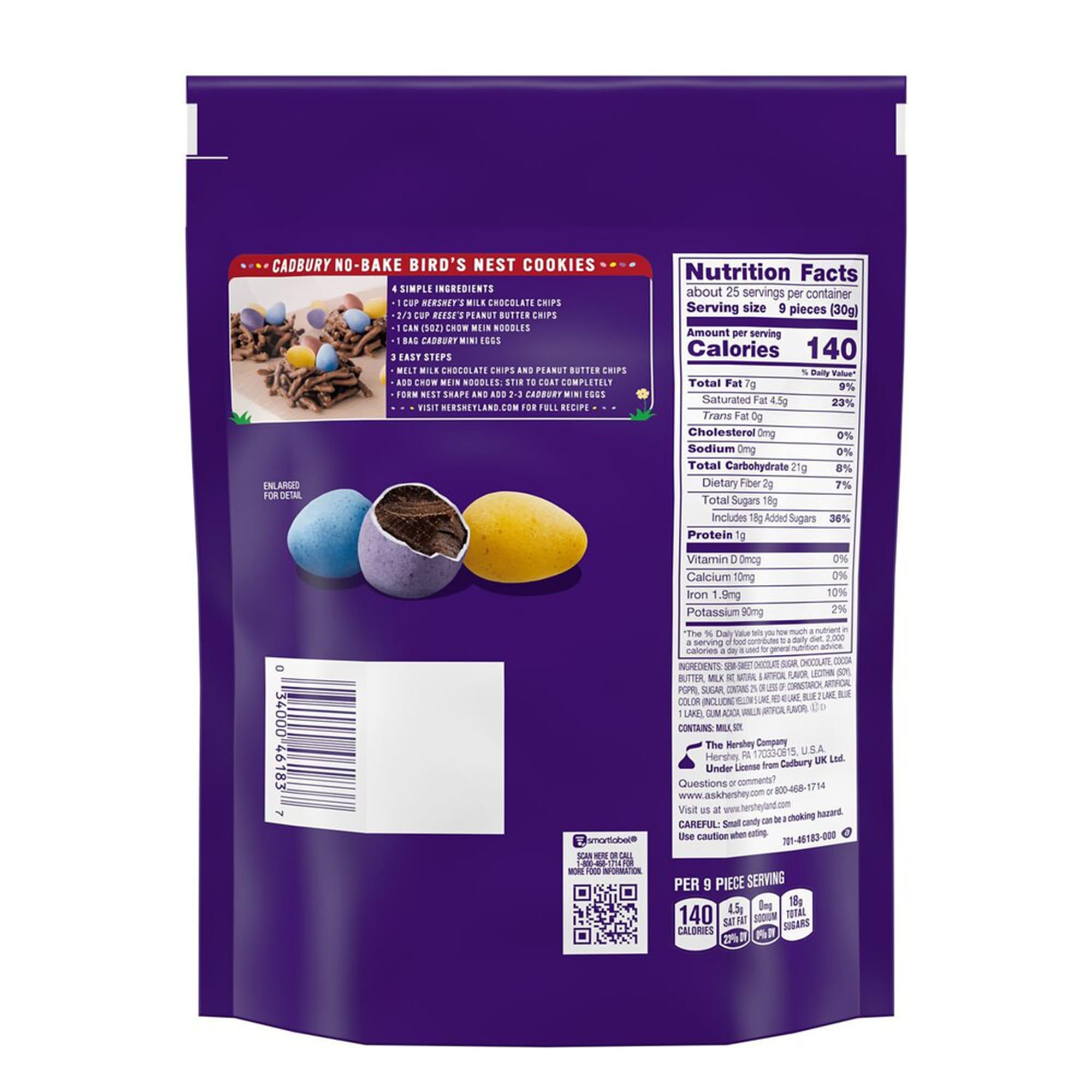 Cadbury Mini Eggs Royal Dark Chocolate Candy