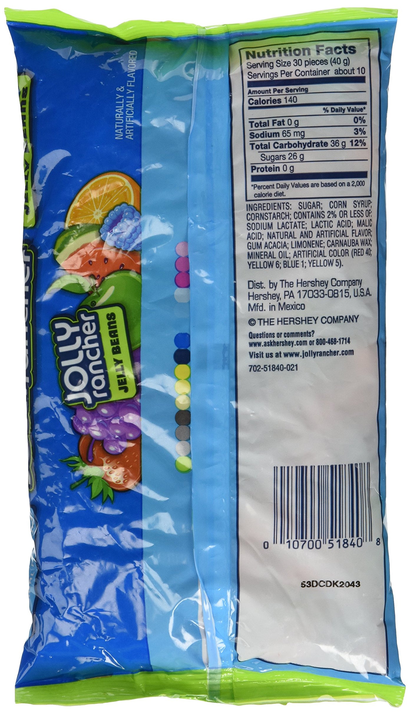 Jolly Rancher Jelly Beans, 14-Ounce Bag (Pack of 6)