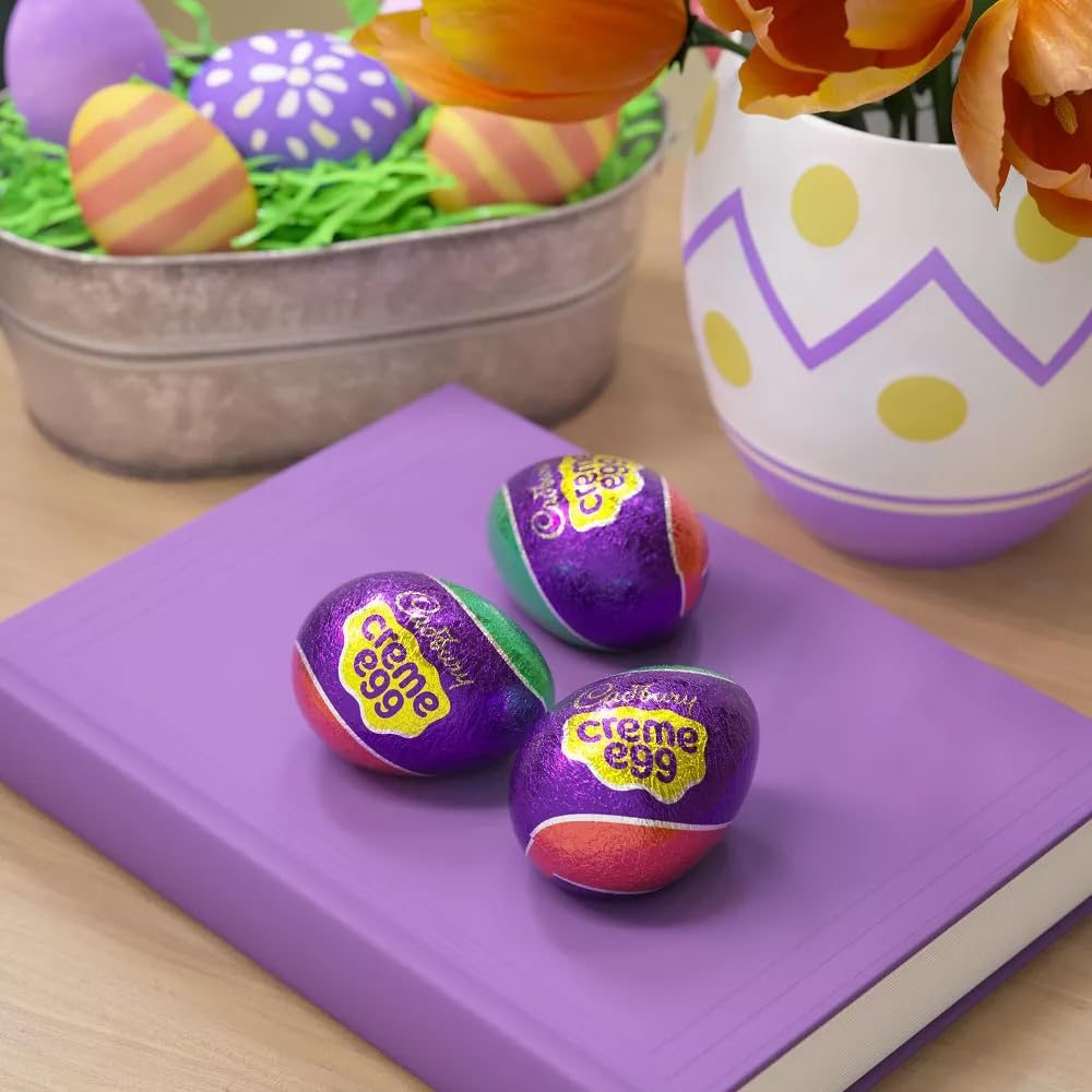 Cadbury Mini Creme Eggs 48 Milk Chocolate 4 Trays (12 Count Each Tray)