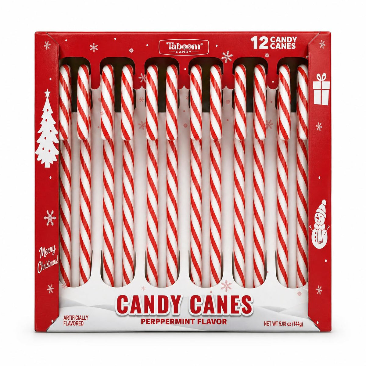 Classic Candy Canes 12Ct Peppermint Flavor