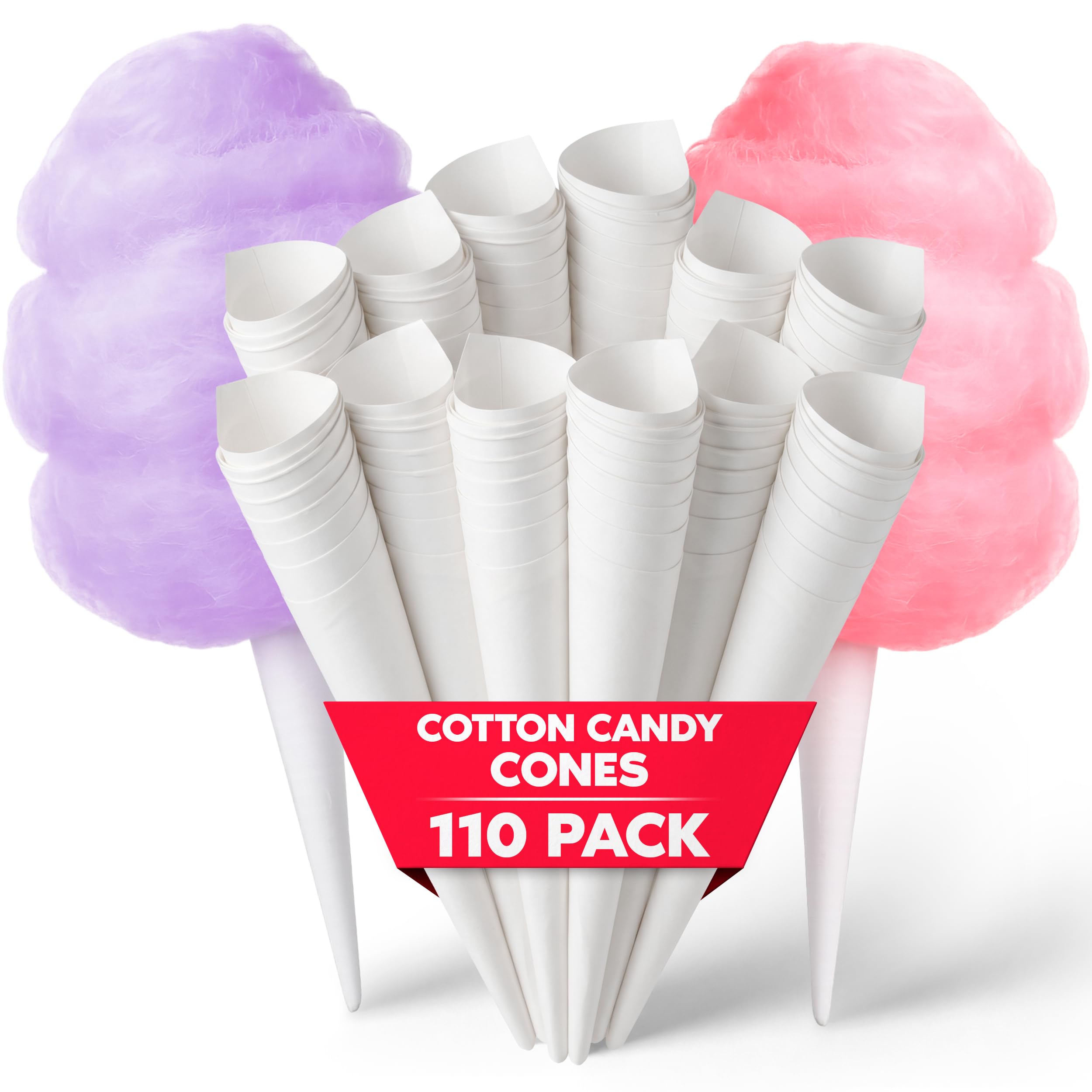 Cotton Candy Pepper Cones - 110 Pack