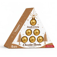 Taboom Hot Chocolate Bombs Gift Set Includes Peppermint Candy Cane Spoons