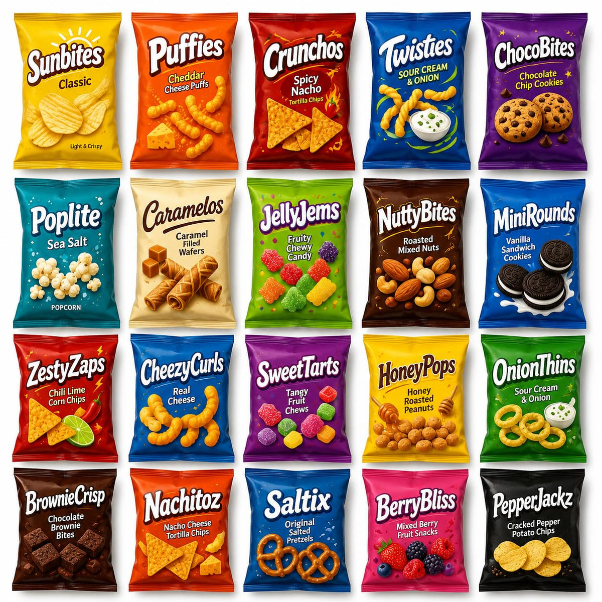 Snack Box Care Package Gift Box 45 Count - Assorted Snacks, Candy & Treats Variety Gift Box For College Students & Birthday Gifts