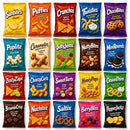 Snack Box Care Package Gift Box 45 Count - Assorted Snacks, Candy & Treats Variety Gift Box For College Students & Birthday Gifts