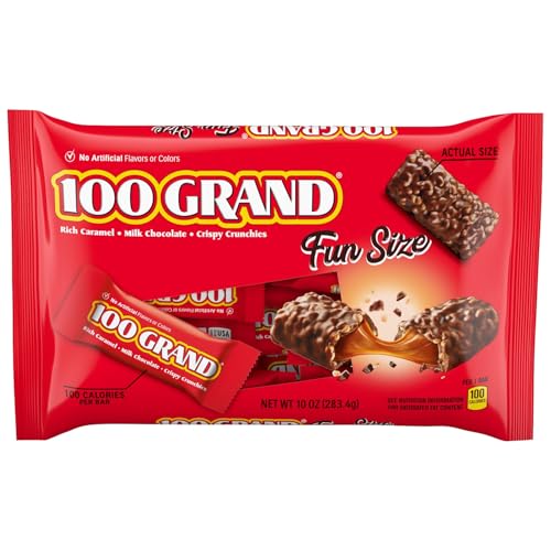 100 Grand Chocolate Bar Fun Size, 10 Ounce