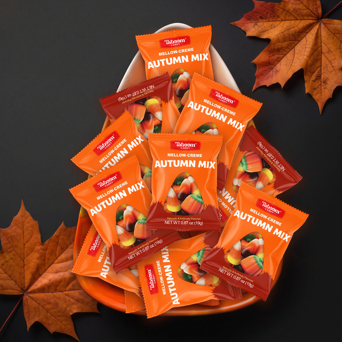Taboom Mello-Creme Autumn Mix Candy 24pk
