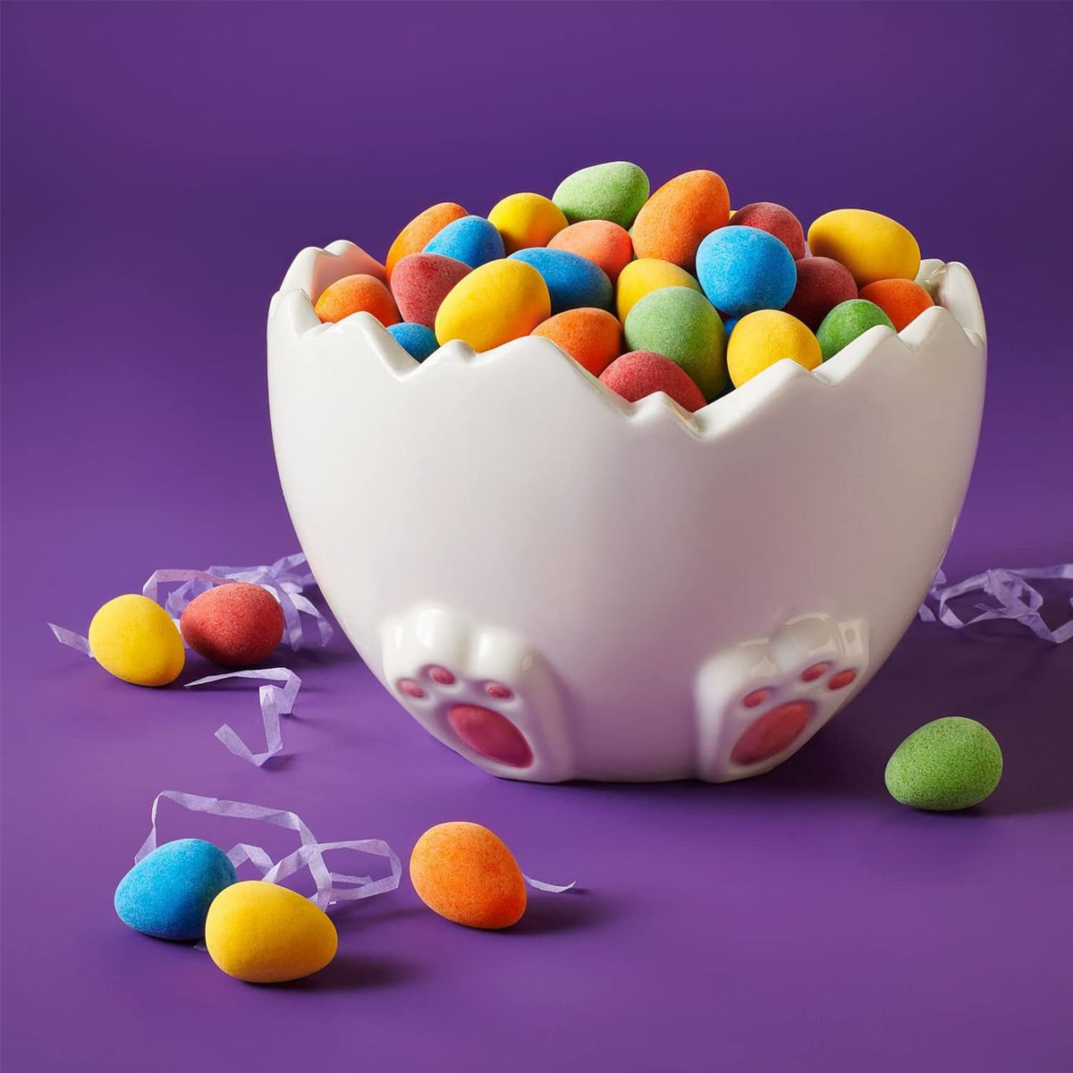 Mini Chocolate Eggs Rainbow Colors 32oz Bulk Bag