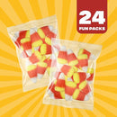 Taboom Halloween Candy Corn 24 Mini Packs Count