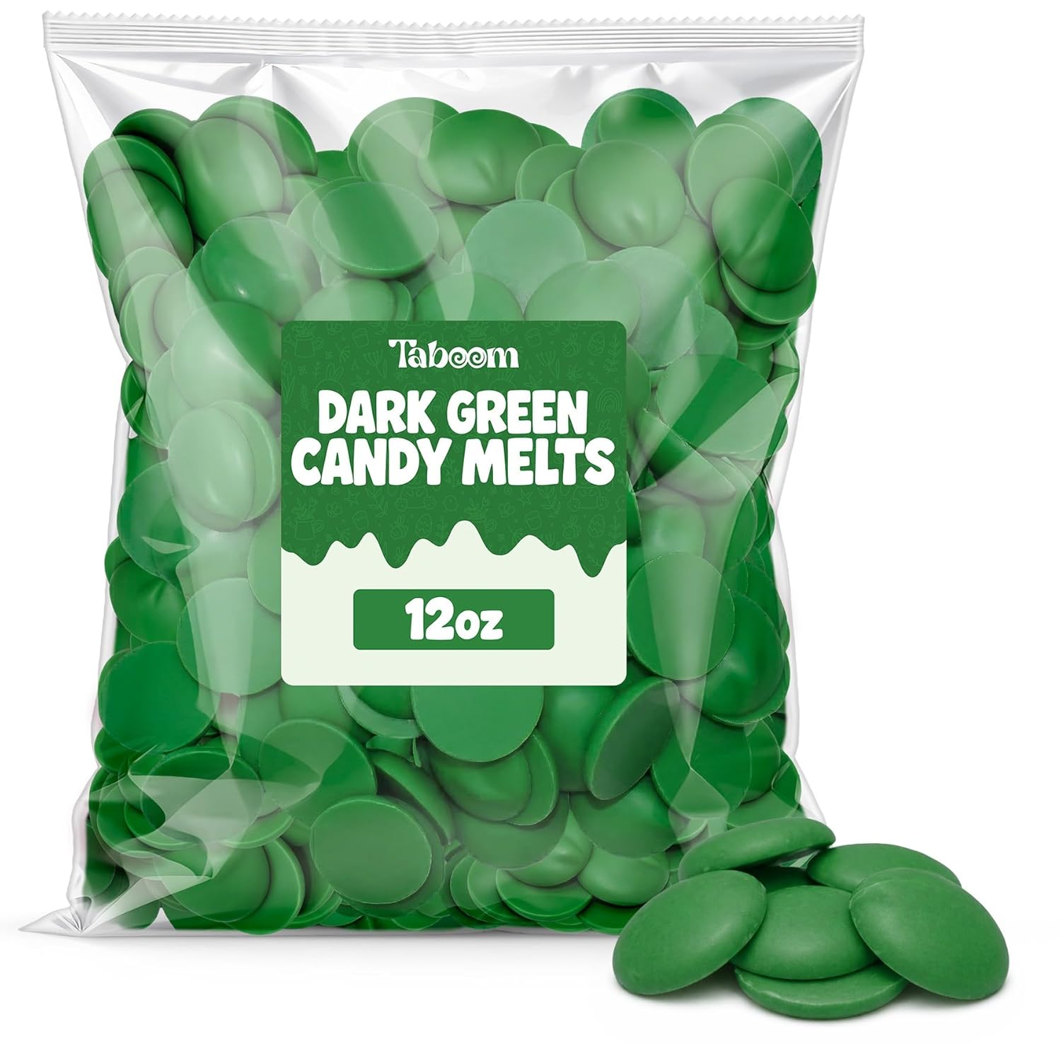 Dark Green Candy Wafer Chocolate Melts12 oz