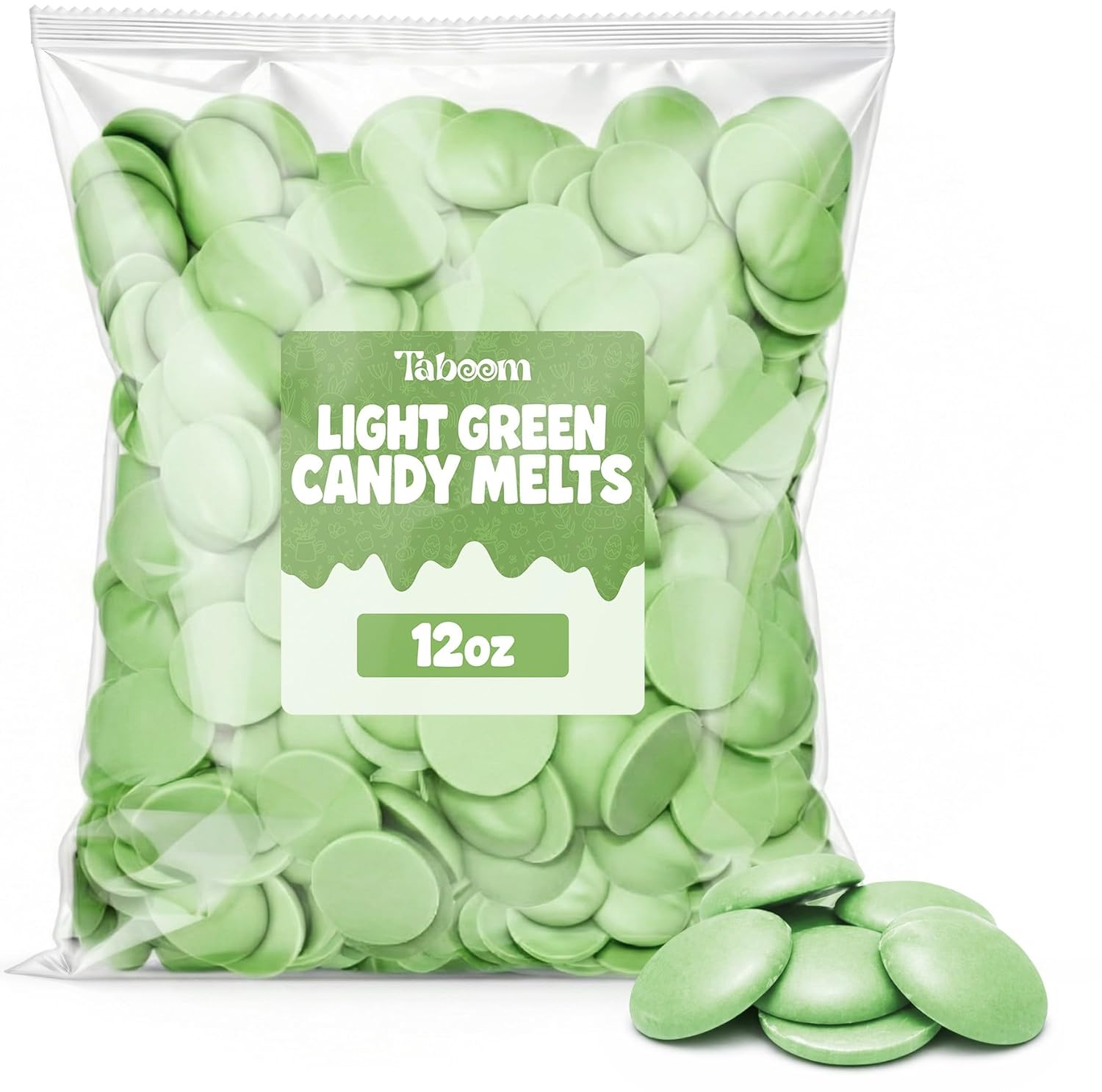 Light Green Candy Wafer Chocolate Melts 12 oz