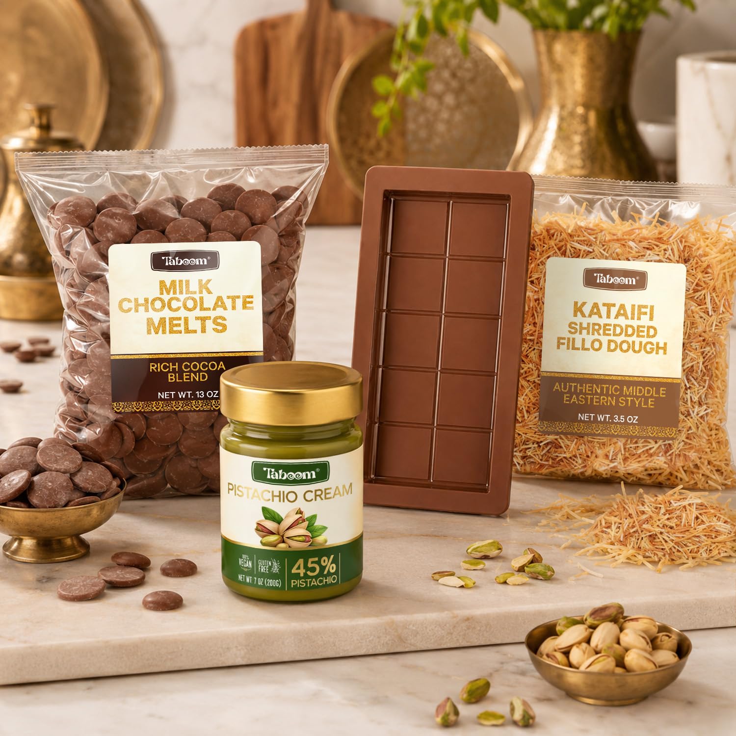 Dubai Chocolate Bar Kit (Makes 2 Bars)