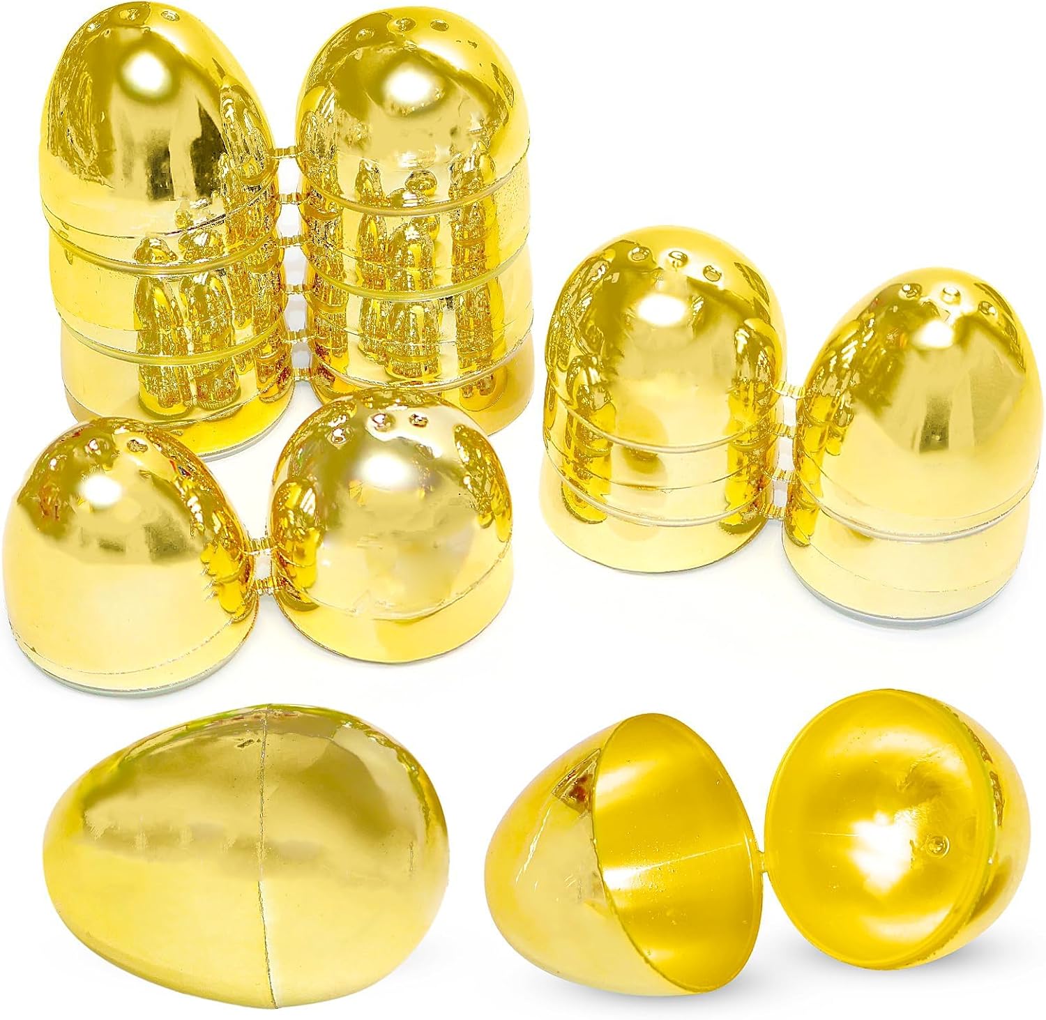 Taboom Gold easter eggs fillable 12 count