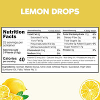 Taboom Sugar Free Lemon Drops Hard Candy 1 Pound
