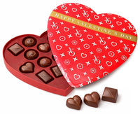 Valentines Day Milk Chocolate Heart Gift Box
