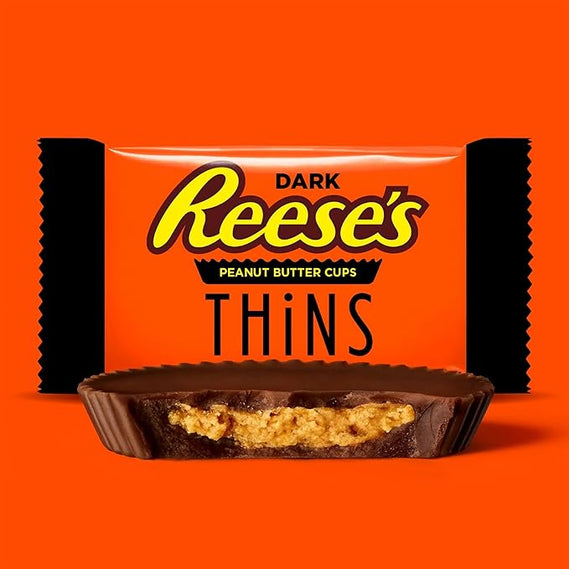 Reese's Dark Chocolate Peanut Butter Cups Thins 1.5 Pound