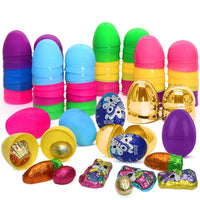Easter Candy with Fillable Plastic Eggs Bundle Pack Of 24