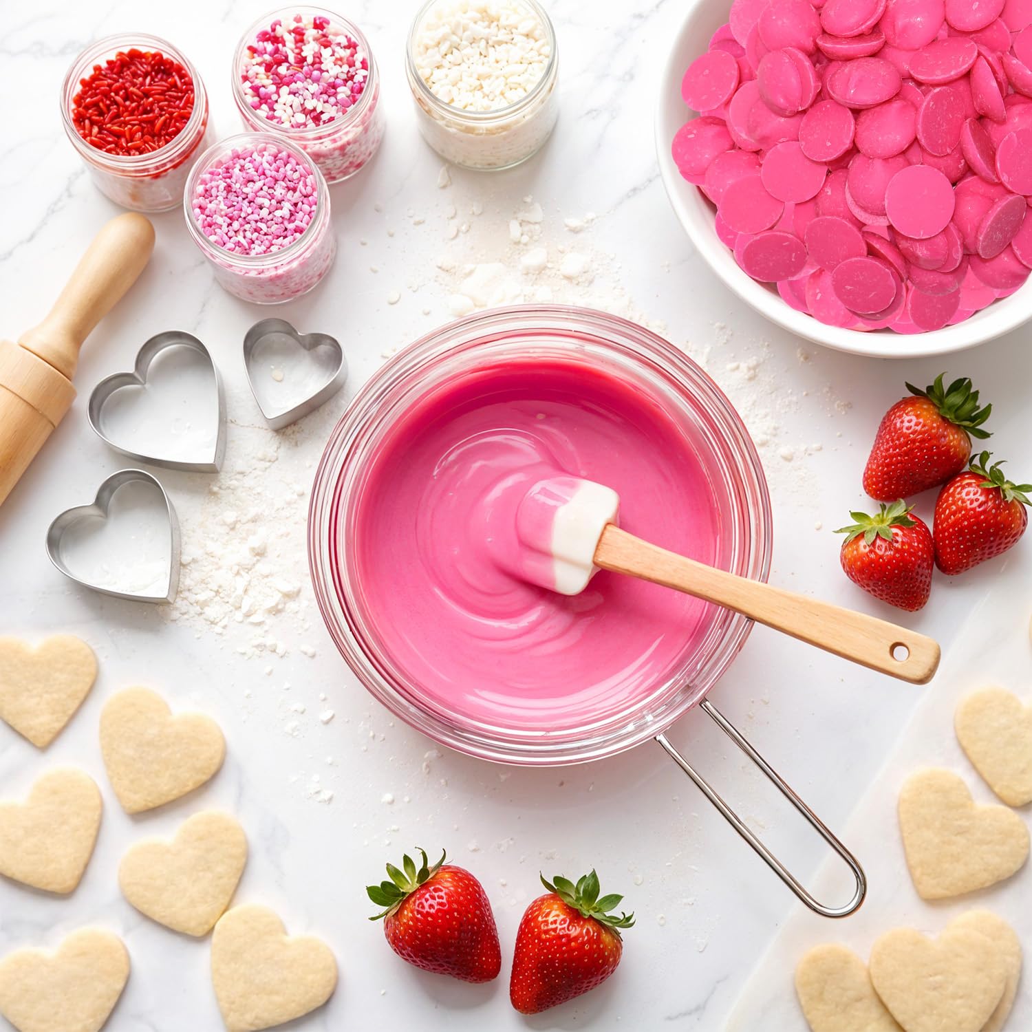 Taboom Pink Candy Wafer Chocolate Melts 12 oz