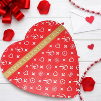 Valentines Day Milk Chocolate Heart Gift Box