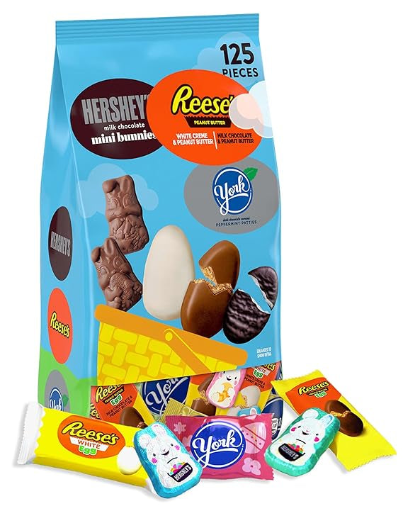 Hershey's Easter Chocolate Candy Variety Pack 125 pcs