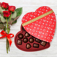 Valentines Day Milk Chocolate Heart Gift Box