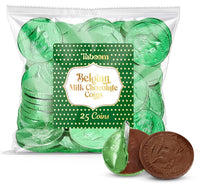 Albert Premier Belgian Green Chocolate 25 Coins