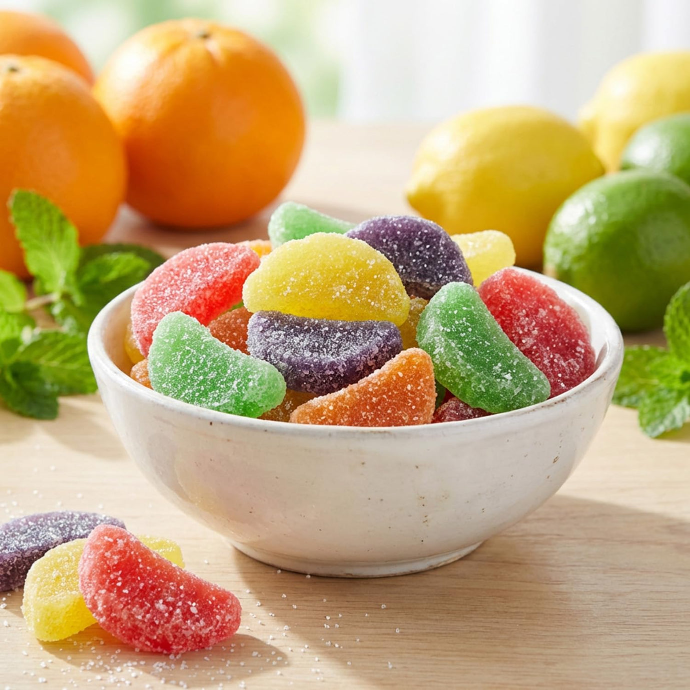 Taboom Fruit Slices Gummy Candy 2 Pound