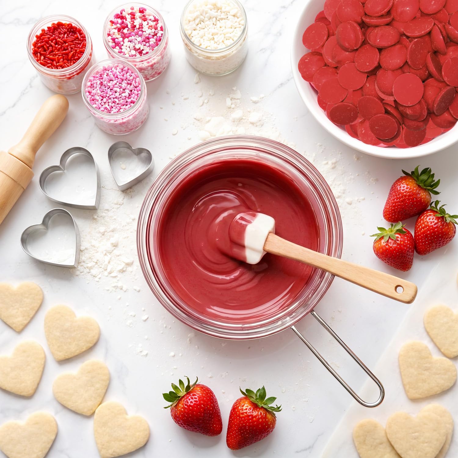 Taboom Red Candy Wafer Chocolate Melts 12 oz