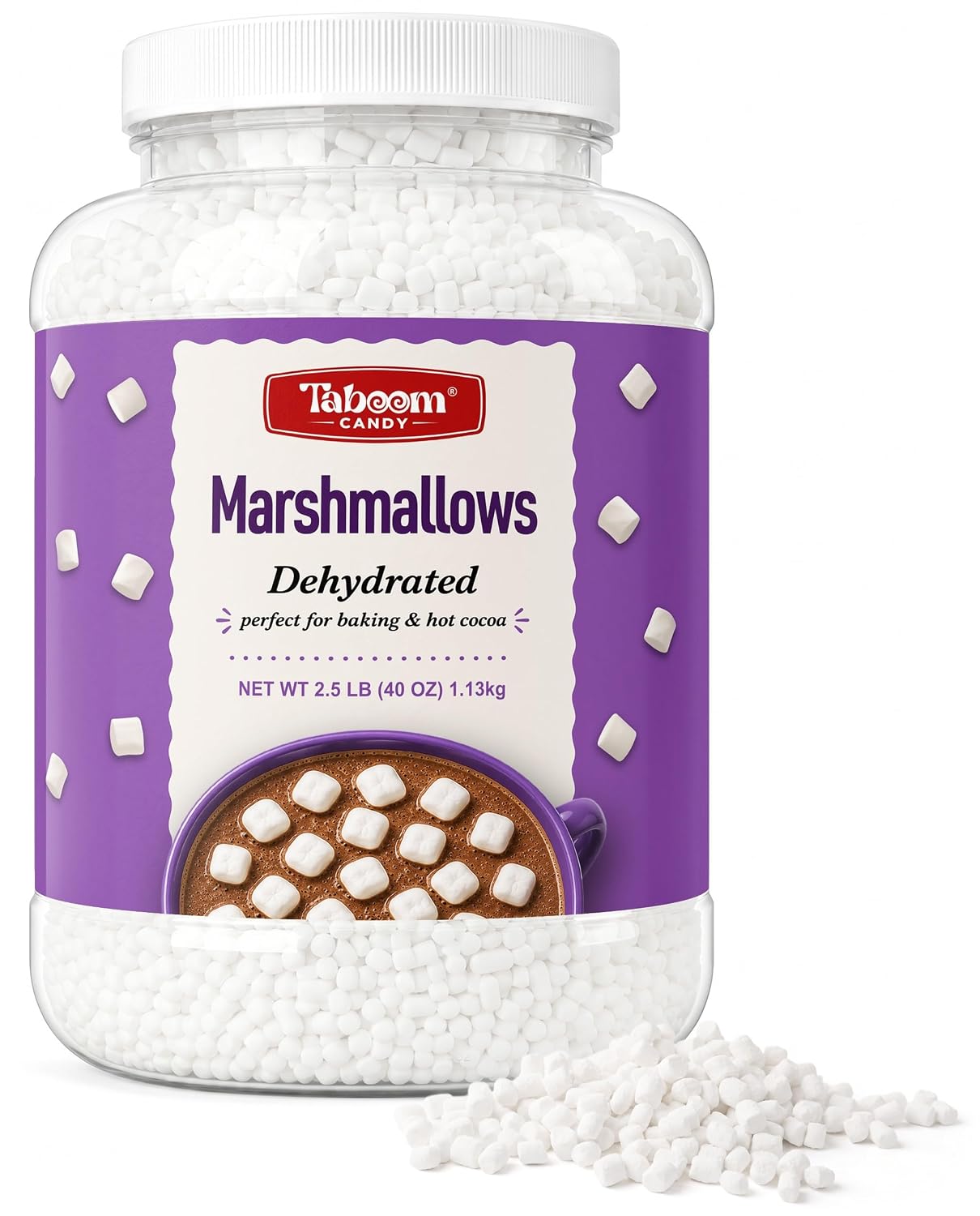 Taboom Dehydrated Marshmallow Bits 2.5lb Vanilla Flavor