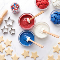 USA Theme Candy Melts, Red White & Blue Candy Melting Wafers, 6 oz