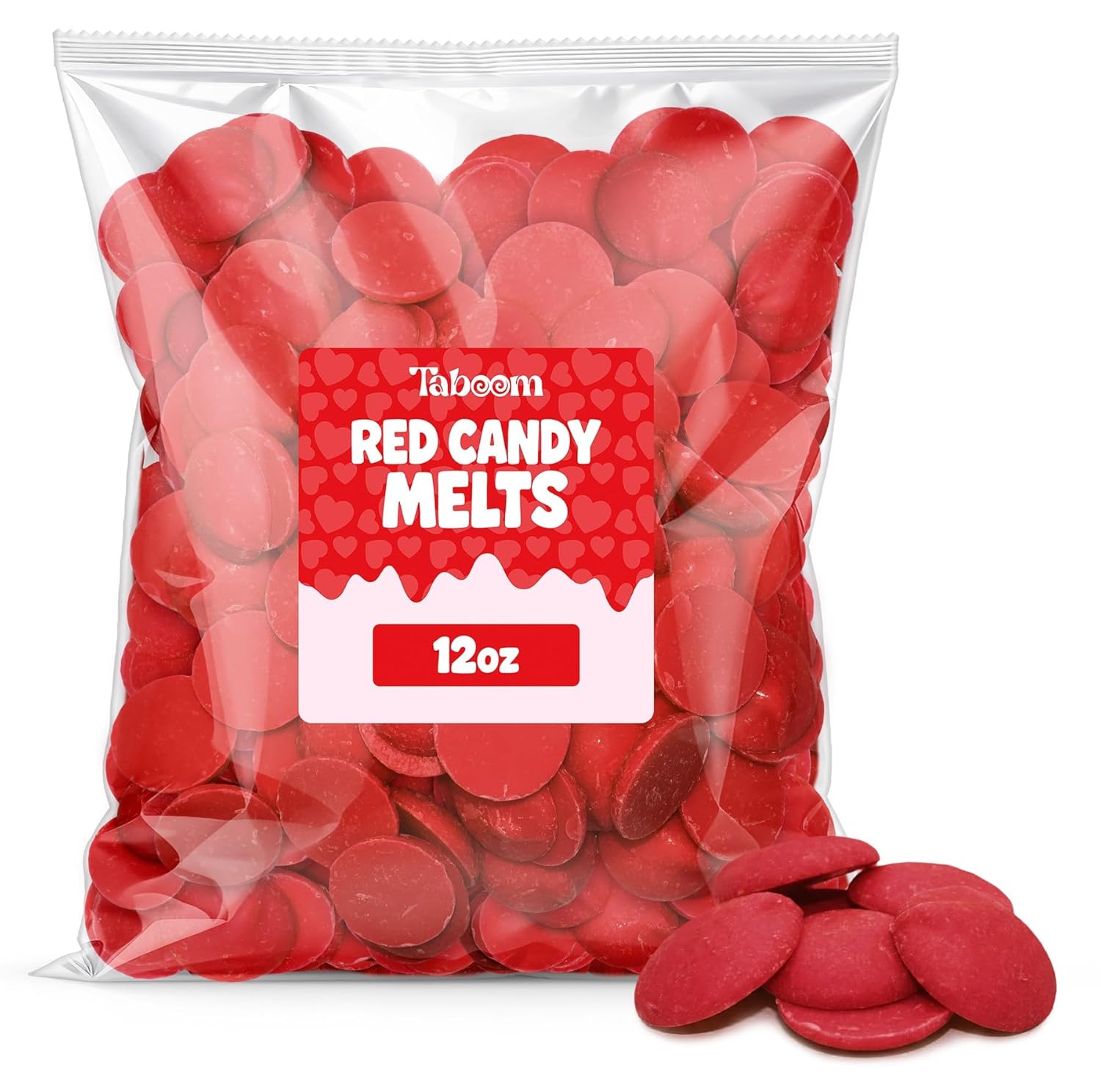 Taboom Red Candy Wafer Chocolate Melts 12 oz