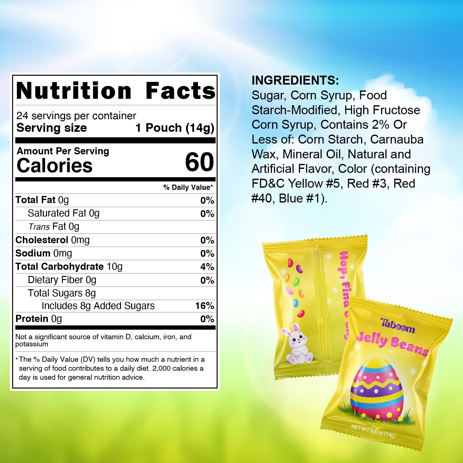 Easter Jelly Beans Mini Packs 24ct