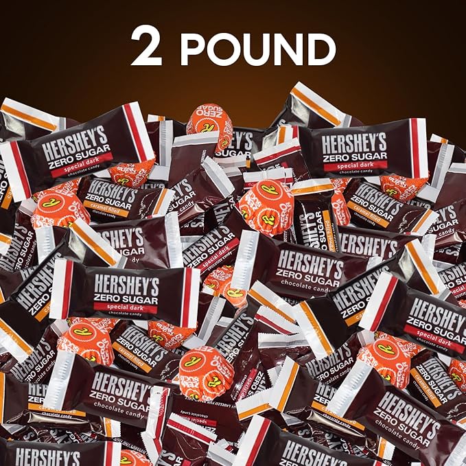 Hershey's Zero Sugar Assorted Chocolate Bag 2lb