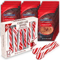 Taboom Candy Cane Spoons Bundled with Hot Cocoa Packets
