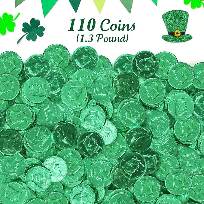 Albert premier St. Patrick's Green Chocolate 120 Coins