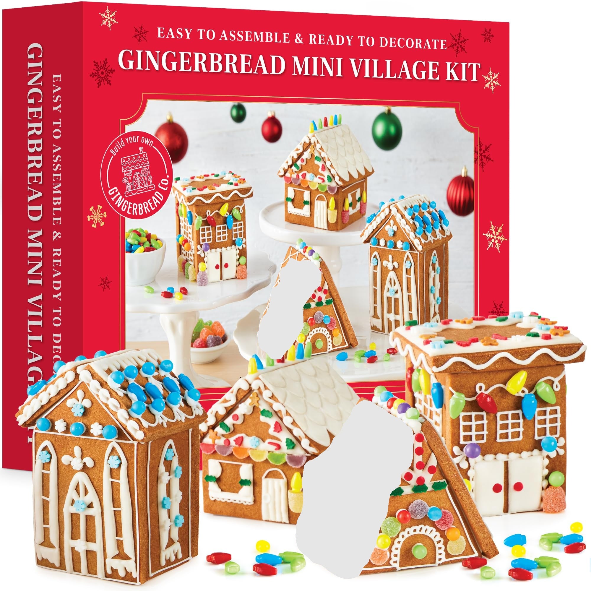 Taboom Gingerbread Mini Village Kit Set of 4