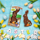 Solid Decorated Milk Chocolate Bunny 3 oz