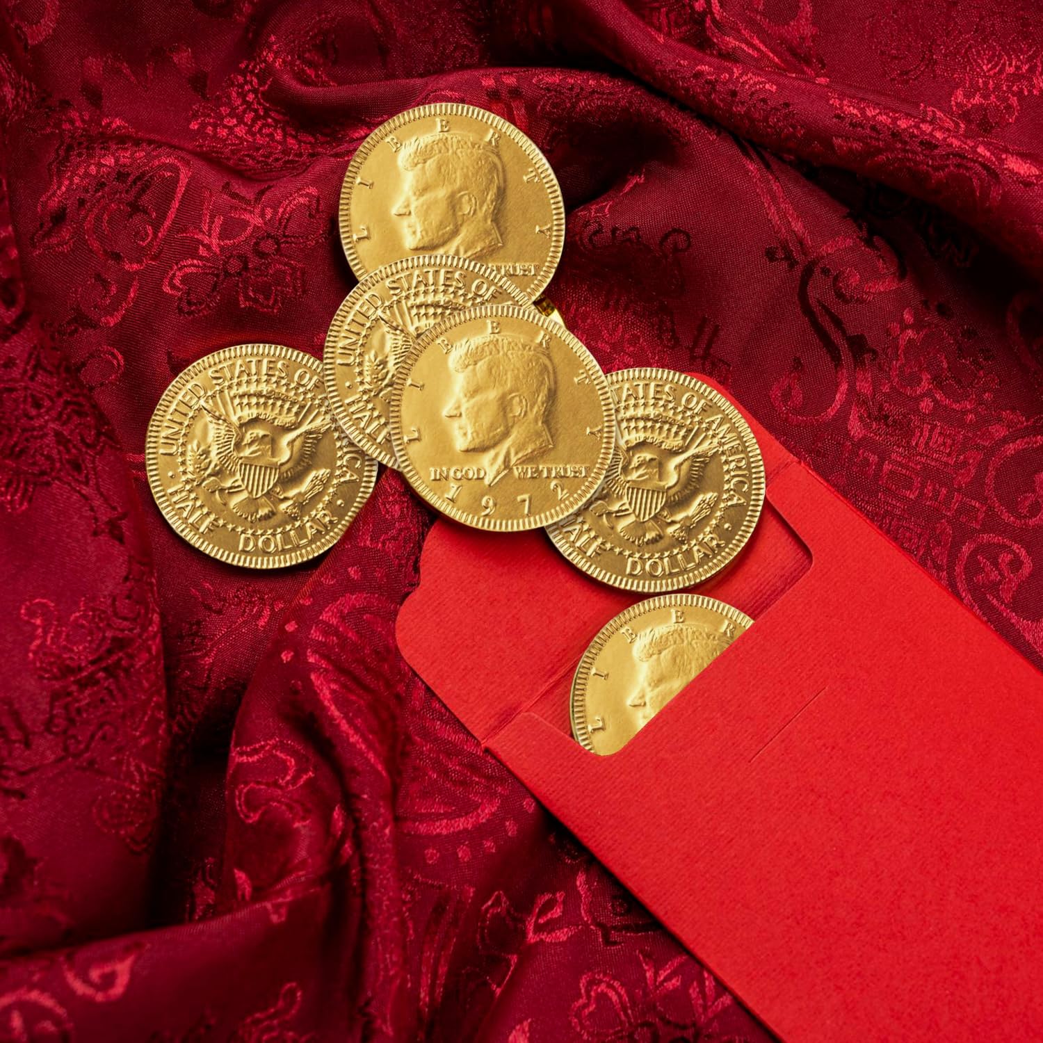 Albert Primer Belgian Gold Coins Milk Chocolate 50pcs